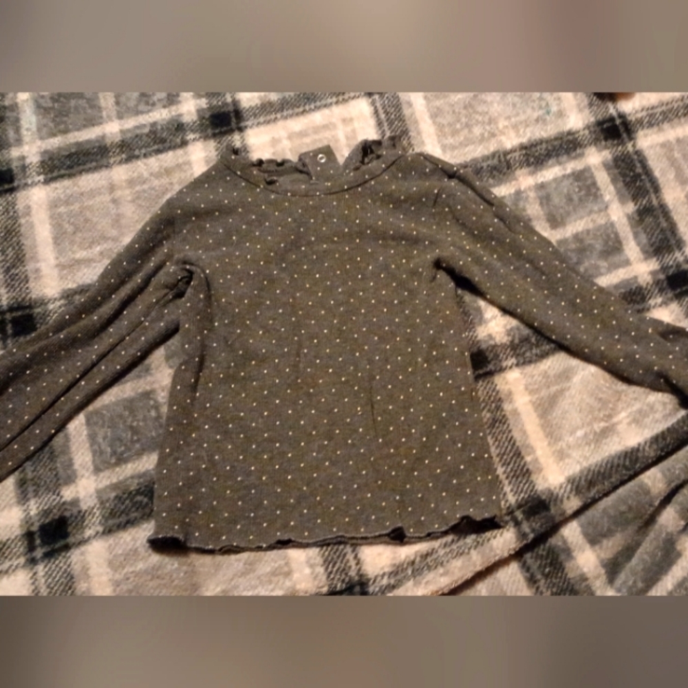 Polkadot long sleeve shirt- toddler